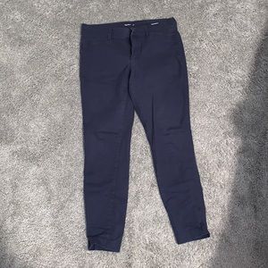 Navy Blue Casual Pants